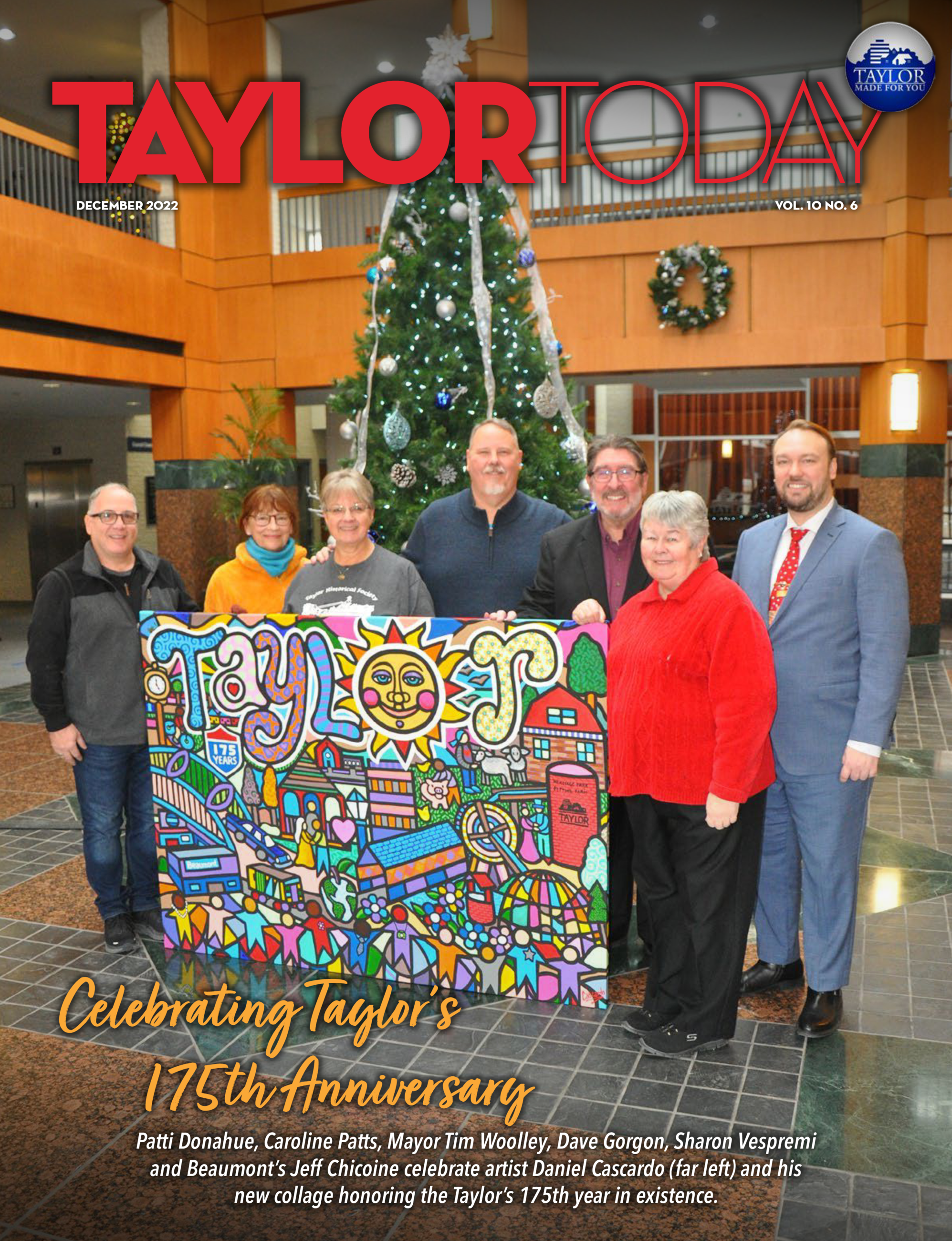 Cover of the December 2022 Taylor Today Magazine – opens the digital magazine.