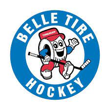 Belle Tire Hockey Logo. 