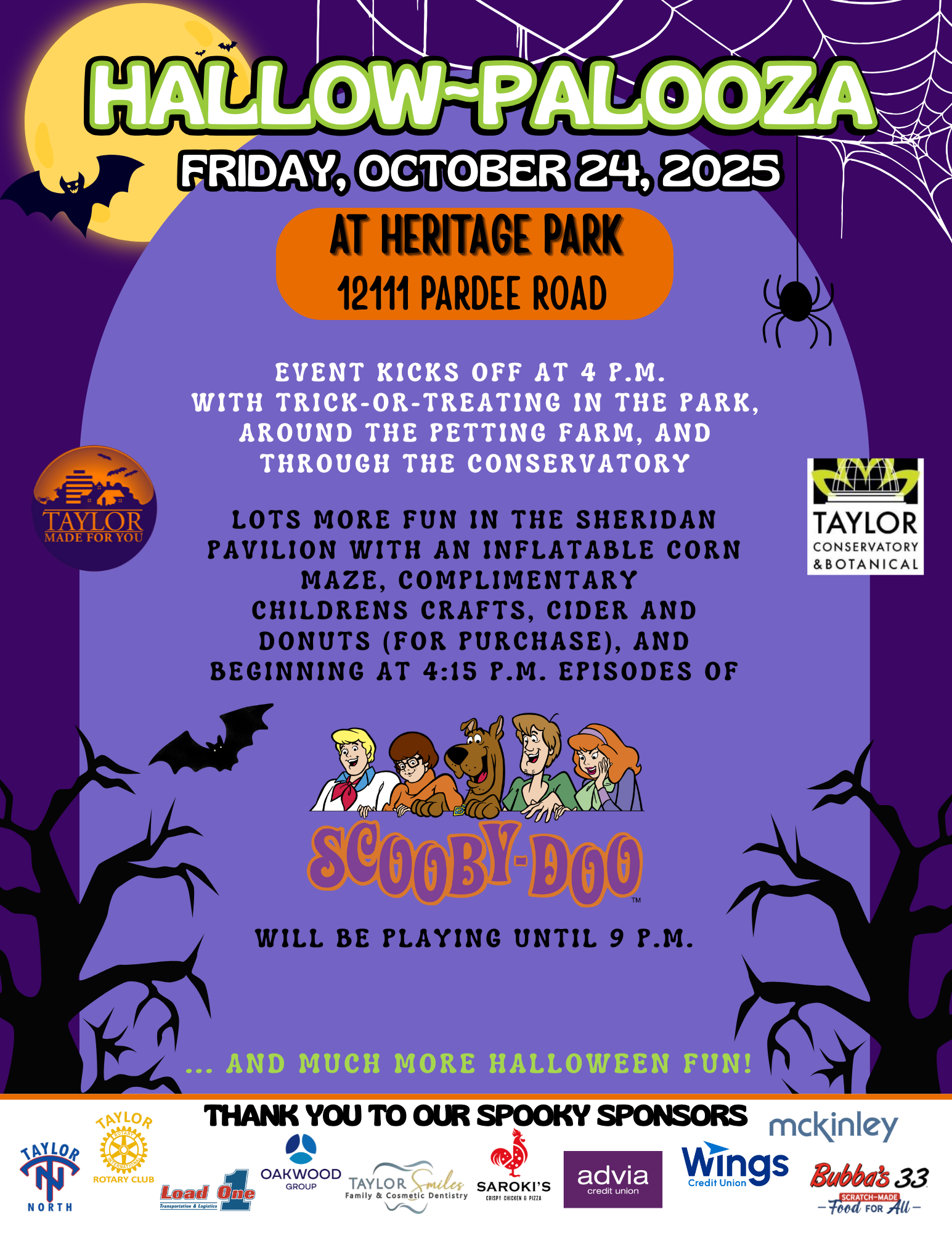 2025 Hallow-Palooza Flyer- This event is sold out.