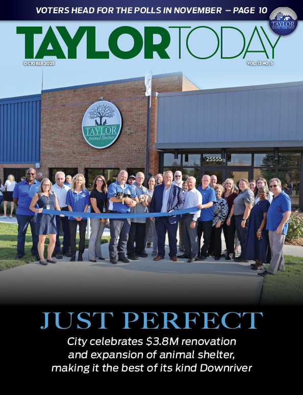 Cover of the October 2025 Taylor Today Magazine – opens the digital magazine.