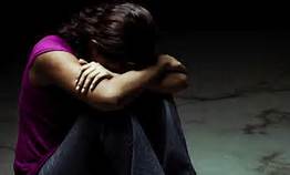 Stock image of an upset woman. 