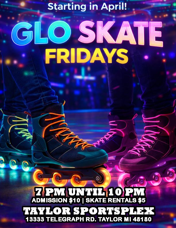 glo skate flyer