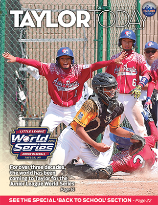 Cover of the August 2016 Taylor Today Magazine – opens the digital magazine.