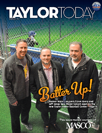 Cover of the February 2017 Taylor Today Magazine -  opens the digital magazine.