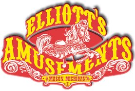 Elliotts Amusement's Carnival Logo. 