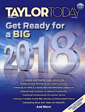 Cover of the December 2017 Taylor Today Magazine – opens the digital magazine.