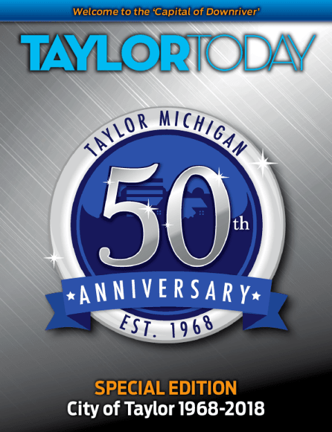 Cover of 2018 Taylor Today Informational Booklet, "Welcome to Taylor."