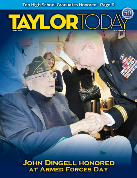 Cover of the June 2018 Taylor Today Magazine – opens the digital magazine.