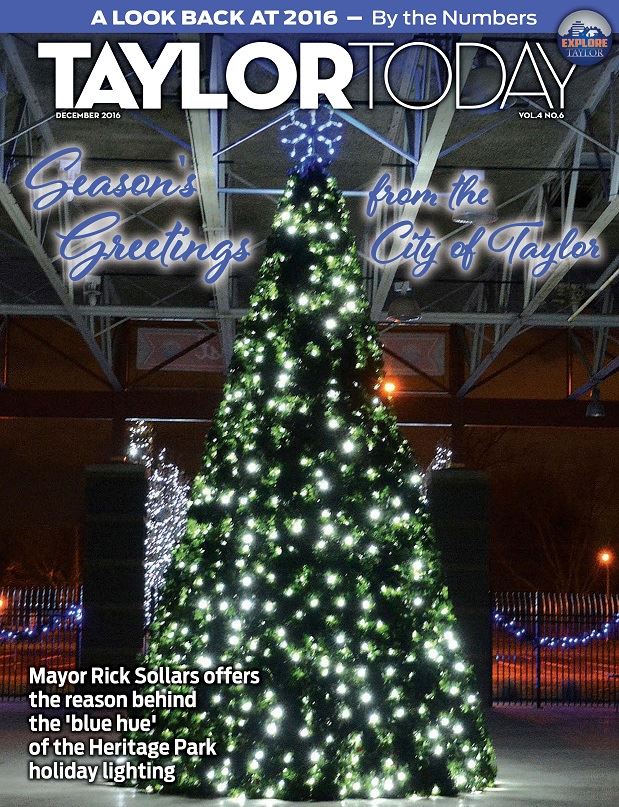 Cover of the Revised December 2016 Taylor Today Magazine – opens the digital magazine.