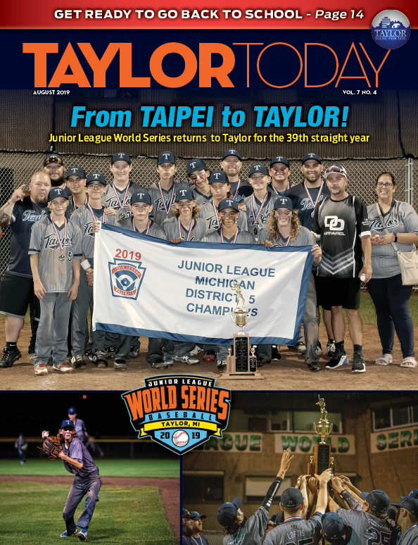 Cover of the August 2019 Taylor Today Magazine – opens the digital magazine.