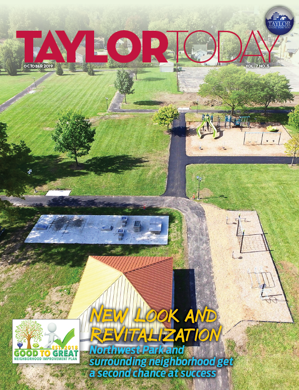Cover of the October 2019 Taylor Today Magazine – opens the digital magazine.