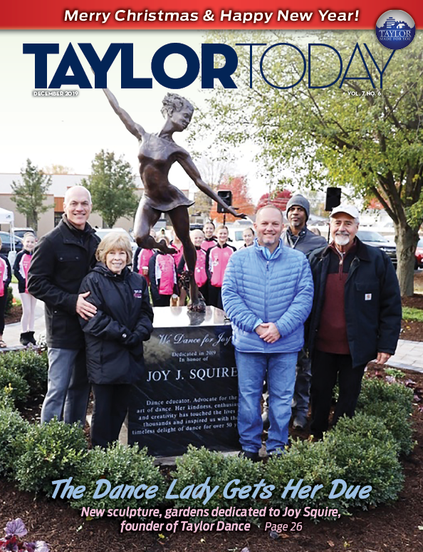 Cover of the December 2019 Taylor Today Magazine – opens the digital magazine.