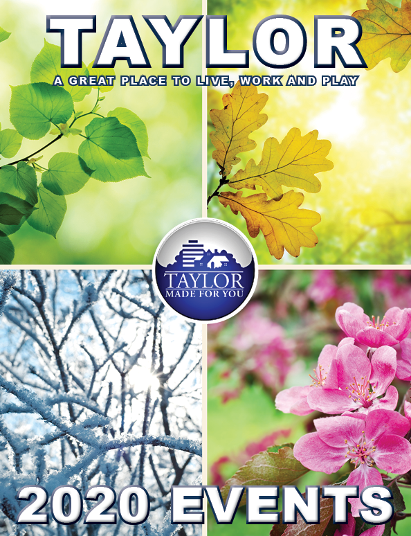 Cover of the 2020 Events Taylor Today Magazine – opens the digital magazine.