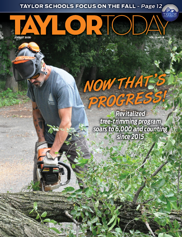 Cover of the August 2020 Taylor Today Magazine – opens the digital magazine.